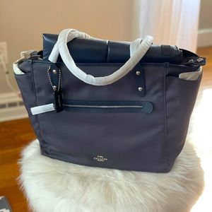 Coach diaper tote baby bag